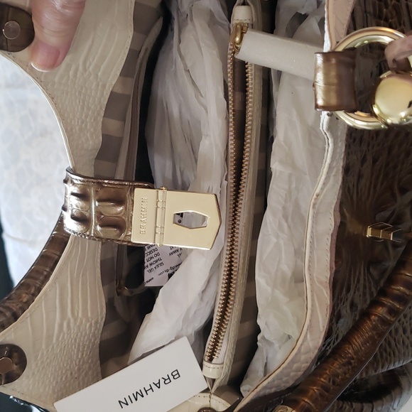 Brahmin Elisa Oak Primrose Hobo Bag - Picture 12 of 16